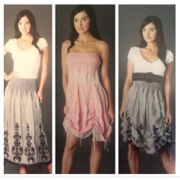 Anthropologie Lapis Women’s Stretch Strapless Lapis Tube Dress skirt Tan One Siz - Picture 12 of 12